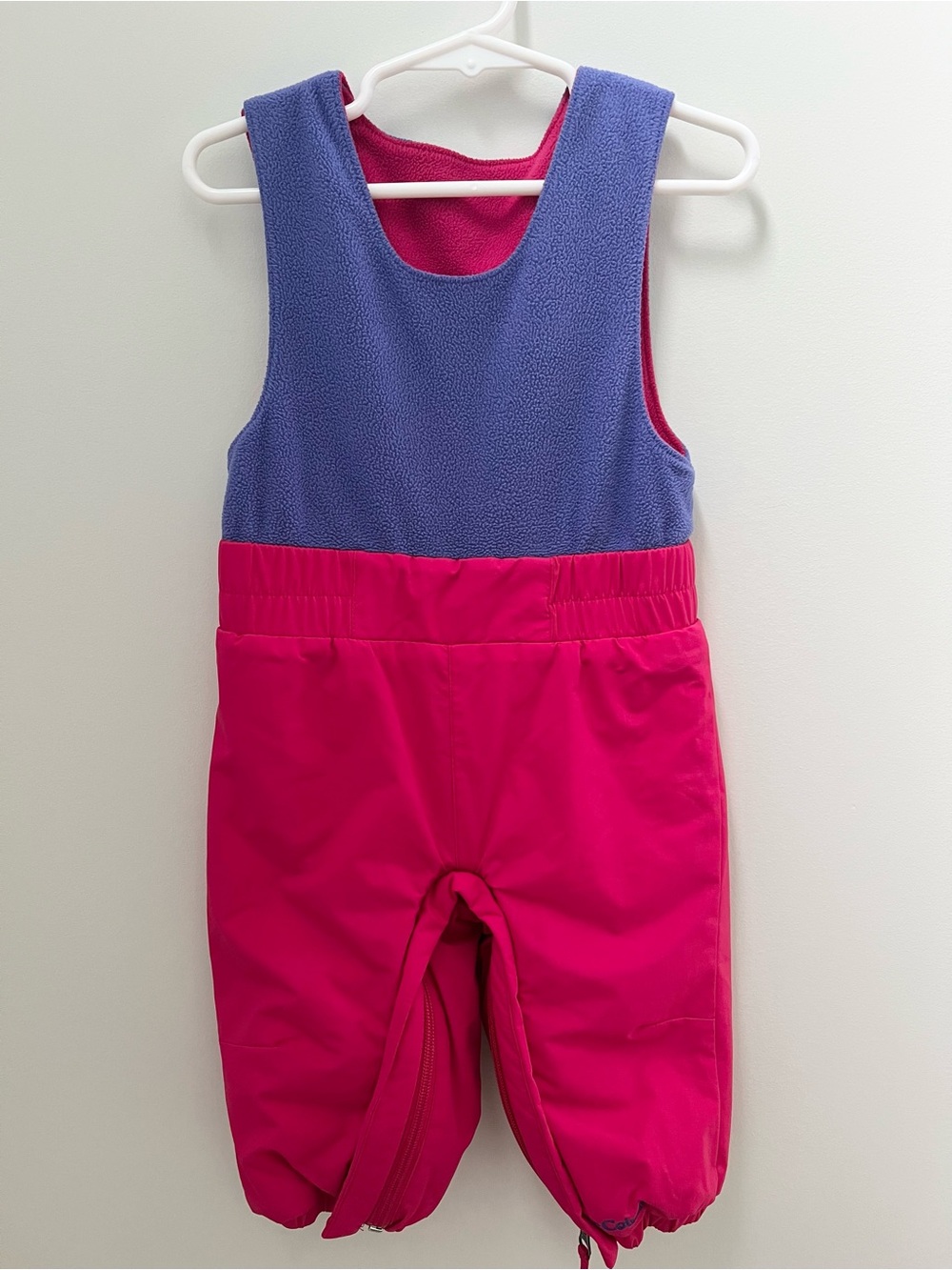 Columbia Pink and Purple Kids Snow Overalls